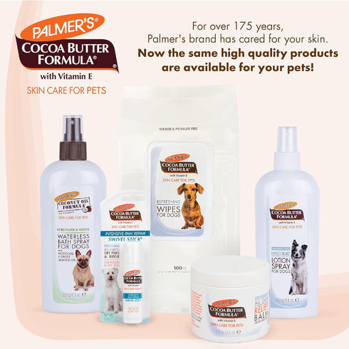 Palmer's for Pets Cocoa Butter Fragrance Free Moisturizing Paw Pad & Nose Balm Swivel Stick for Dogs, 0.5 oz