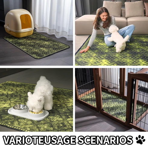 2 Pack 36"x36" Washable Pee Pads for Dogs, Reusable Puppy Potty Training Pads, Ultra-Absorbent Thick Waterproof