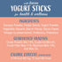 Yogurt Sticks, Prebiotic & Probiotics, Protein Rich, Bacon Flavor, 5 Pieces, USA Made