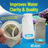 Aquatic Experts 4 inch Ring 100 Micron Felt Filter Sock, 8 Pack for Saltwater and Freshwater Aquariums