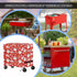 Sarogrorin 80-100 Christmas Patio Cooler Cover for Outdoor Bar Cart Anti Slip Durable Ice Chest Covers for Outdoor