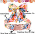 Unique Style Paws Cartoon Dog Collar, Spring Summer Bow Flower Collar for Small Medium Large Boys and Girls Dogs