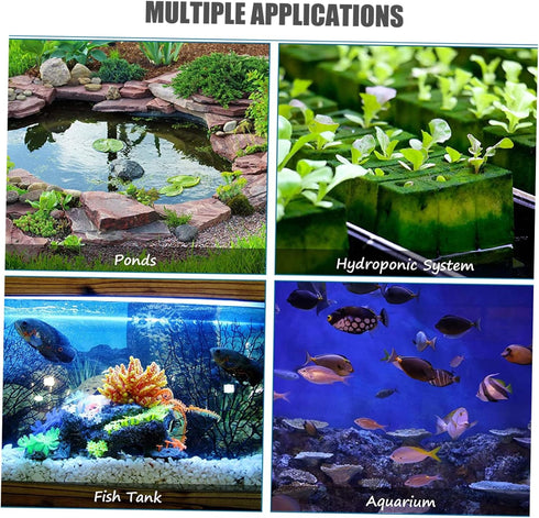 BESTOYARD Fish Tank Landscaping Plants, Aquarium Decorations, Reptile Tank Silk Tree, Plastic Fish Bowl Decor