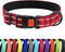 Reflective Dog Collar for Small, Medium, Large Dogs - CollarDirect with Quick Release Buckle, Nylon (10-13 Inch, Red)