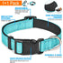 Reflective Dog Collar with Soft Neoprene, Breathable Adjustable Nylon for Small Medium Large Dogs (X-Small, Blue)