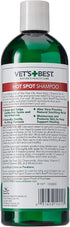 16 oz Vet's Best Hot Spot Dog Shampoo, Natural Itch Relief for Dogs with Dry Skin, Rash, Scratching, Licking, Sensitive