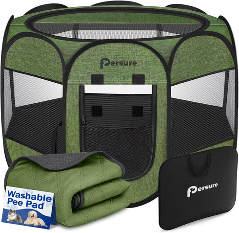 Dog Cat Playpen Indoor Outdoor for Puppy Pet Dogs Cat Recovery After