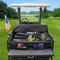Golf Cart Rear Storage Bag for 4 Passenger EZGO, Club Car, Yamaha, 900D Water-Repellent Cargo Box with Secure Net