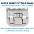 Detachable A Series 3 3/4 Blade Dog Grooming - Cut Length 1/2", Japanese Carbonized Steel, Compatible A5