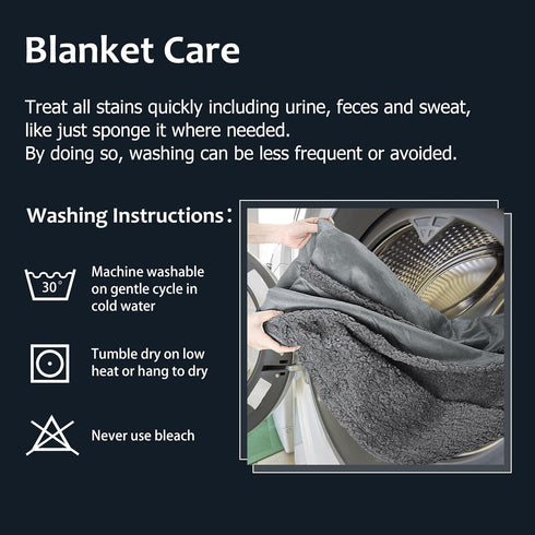 Kritter Planet Love Waterproof Bed Blanket for Couples, Washable Leakproof Blanket Pad for Adult Intimacy