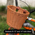 Kids Bike Basket for Boys and Girls, Front Toddler Tiny Tricycle Baskets, Strider Bike Accessories, Small Scooter