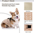 Langsprit Female Dog Diapers No Tail Hole,Reusable Puppy French Bulldog Diapers Female for Period Heat,Washable Doggy