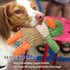 5 Pack LECHONG Tough Dog Toys Stuffed Squeaky Dog Toys Assortment Plush Animal Dog Toy Value Bundle Puppy Pet Dog Toys