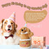 Fuzzwoof Singing Dancing Dog Toy, Interactive Birthday Cake Plush Toy for Small Medium Large Dogs, Plays Birthday Song