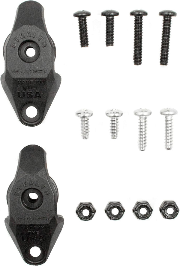 YakAttack Stealth Pulley – 2 Pack | Low-Profile Pulley for Anchor Trolley Systems & Rigging, USA-Made