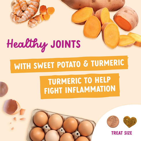 Health Extension ImpawFect Soft Baked Chew Dog Treat, Non-GMO, Hip & Joint Support, Sweet Potato, 4.5 oz