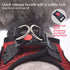Dog Harness Step-in Breathable Vest for Small Medium Dogs, Red