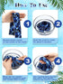 Janmercy 10 Pcs Tie Dye Cooling Neck Wraps - Ice Bandanas for Men Women Camping Running Outdoor Sports