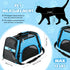 Sweetude 4 Pcs Soft Cat Carrier for Cats Under 13lbs, Foldable Comfortable Portable Carrying Bag for Cat and Small Dog