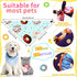 Huhumy 100 Summer Pcs Donut Dog Bandanas Bulk Pet Bibs Colorful Triangle Scarf Donut Pet Bandanas for Medium Large Dogs