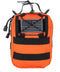 LINE2design First Aid (Ifak) Pouch, EMS Bag for Tactical EDC Rescue Utility Gear, Includes USA Patch - Orange