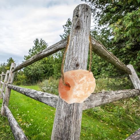 Pack 3,Himalayan Livestock(10.55-12 LBS) kathson Hanging Salt Lick for Horses of Salt Blocks for Horse Natural Organic