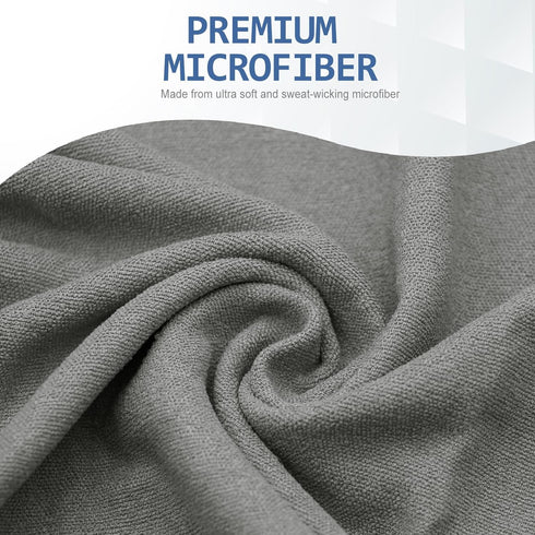 Hot Yoga Towel - Microfiber Non Slip Sweat Absorbent Towel for Hot Yoga, Pilates and Fitness 72" x 24"
