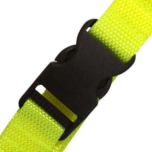 Scuba Choice Diving BC Fin & Mask Keeper with Quick Release Lanyard – Yellow/Black, Adjustable Straps