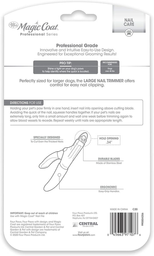 Four Paws Magic Coat Professional Series Grooming Brushes for Dogs & Cats - Trimmers, Nail Clippers, & Brushes