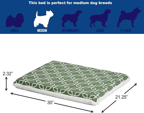 Midwest Homes for Pets Quiet Time Teflon Defender Dog Beds, Designed to Fit Folding Metal Dog Crates