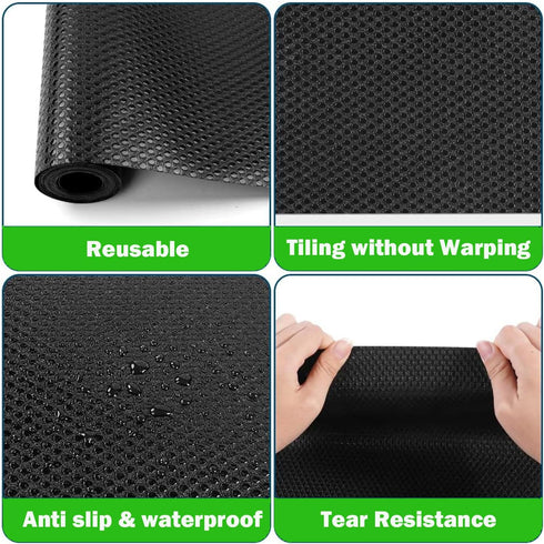 Bearded Dragon Tank Accessories, Non-Adhesive Reptile Carpet Bedding Substrate for Terrarium, Reptile Mat Terrarium Liner Tank Flooring for Leopard Gecko, Snake, Lizard and Tortoise, 18x40 in