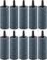 Pawfly Aquarium Air Stone Bubbler - 2 Inch Cylindrical Bubble Release Tool, 10 Pack for Fish Tank