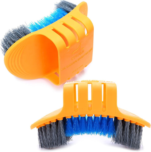 Oumers 10pcs Bicycle Clean Brush Kit - Motorcycle Bike Chain Cleaning Tools for All Bike Types