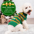 Cyeollo Christmas Sweater for Dogs, Turtleneck Glitter Holiday Clothes for Winter Pet Outfits