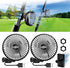 NOKINS 2 PCS Golf Cart Fan, Portable Magnetic Fans for EZGO Club Car Yamaha, 3-speed Settings