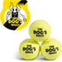 The Big Dog's Balls, Dog Tennis Balls, 3-Pack Yellow, 3 Inch Diameter for Training, Play, Exercise & Fetch