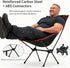Lightweight Folding Lawn Chairs with Carry Bag,Stable and Sturdy Camping Chair with Back Support, Suitable for Fishing