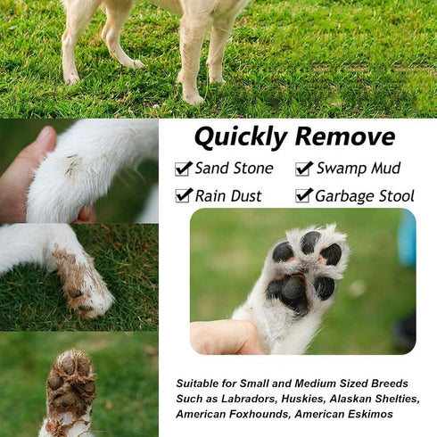 HEEPDD Automatic Dog Washer, USB Rechargeable Soft Brushes, Portable Dog Foot Cleaner for Small Medium Pets