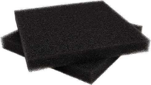Aquarium Sponge Filter Media Pad | 9 x 9 x 1 inch, Cut to Fit Biochemical Filter Bio Foam Pad, 2 Pcs