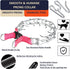 Adjustable Prong Collar for Dogs, Quick-Release Metal Buckle Pinch Collar, Stainless Steel Choker (S/Neck Girth