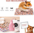 4 Pack Ultra Soft Dog Cat Bed Mat, Cozy Washable Thickened Pet Bed Mat for Small Animals (Vivid Color, 13 x 10 Inches)