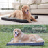 Outdoor Dog Beds for Large Dogs, Waterproof Portable Bed with Washable Cover, Foldable Cooling Orthopedic Bed, 35inch