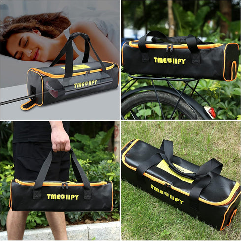 (20 6.3 6.3in) TMEOIIPY Ebike Battery Bag - Large Capacity Safe Fireproof Lipo Bag for Charging and Storage - Portable