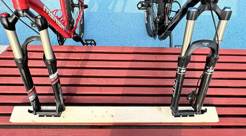 ODIER Bike Block Fork Mount Adapter for Car Rack, Van, Truck Bed Indoor Storage 15mm x 100mm, 9mm x 135mm