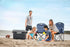 Portable Camping Chair by Coleman - 4-Can Cooler, Cushioned Seat, Side Pocket, Carry Bag