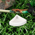 ibasenice Reptile Food Water Bowls - Ceramic Dish for Leopard Gecko (Medium Triangle, 2PCS)