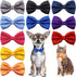 PET SHOW Large Dogs Collar Attachment Bow Ties, Embellishment for Medium Dogs, Cats, Birthday Wedding Parties