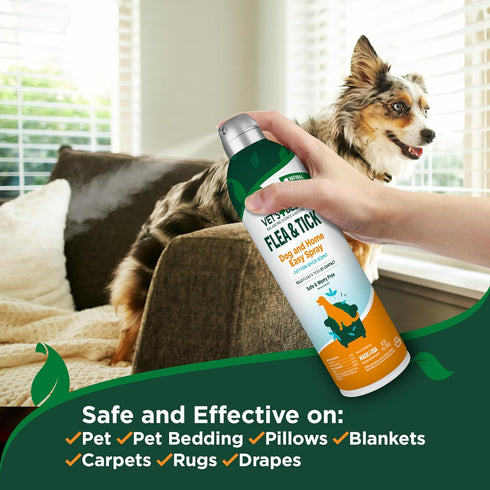 Vet’s Best Flea & Tick Dog Easy Spray - Natural Cotton Spice Scent, 14oz Flea & Tick Prevention