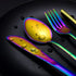 Travel Utensils Set, Reusable Camping Cutlery, Stainless Steel Flatware with Case, Knife/Fork/Spoon/Straw Included