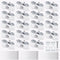 Mabeeze Dog Kennel Panel Clamps for 1-3/8" Pipes - 20 sets Pack of Galvanized Steel Connectors for Chain Link Fence